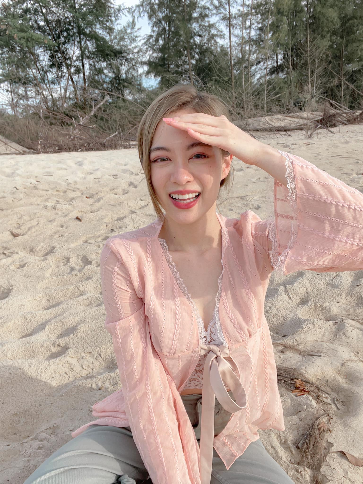 เหมือนฝัน แบ้สกุล เน็ตไอดอลอารมณ์ดียิ้มหวานน่ารักดูตรงไหนสวยไปหมด 20