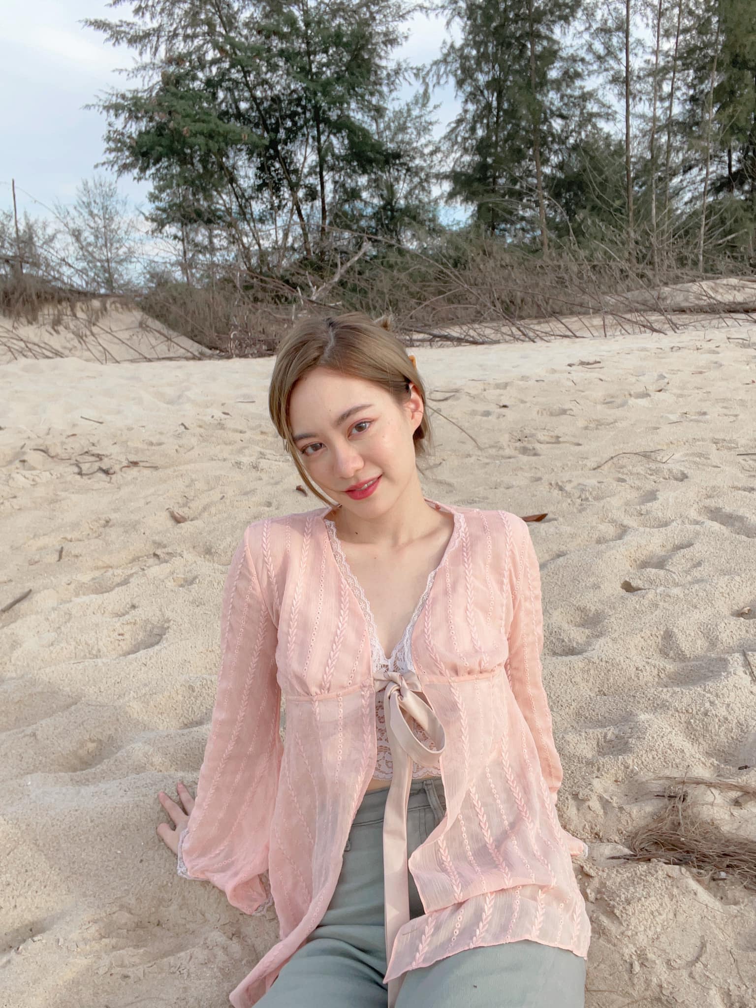 เหมือนฝัน แบ้สกุล เน็ตไอดอลอารมณ์ดียิ้มหวานน่ารักดูตรงไหนสวยไปหมด 21