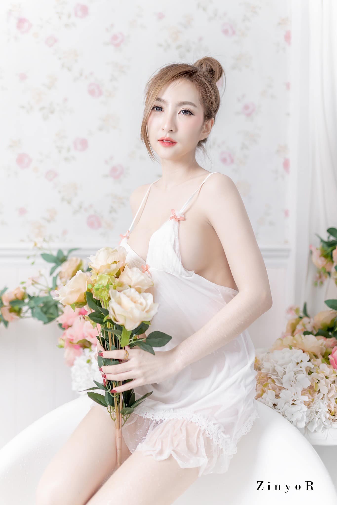 น้องปอ อนิตา นางแบบสาวสวยหุ่นเซ็กส์ไวส์มินิหน้าอกใหญ่เกินต้านพอดีตัว 53