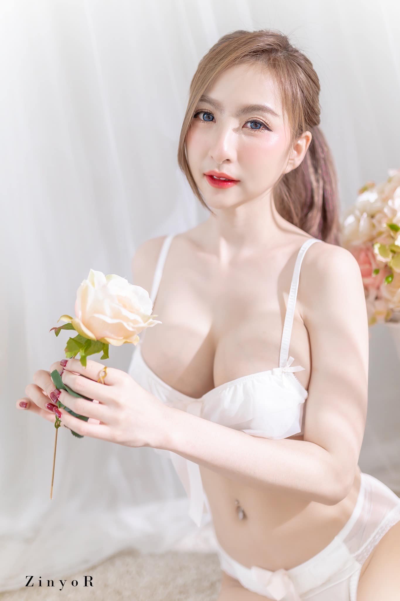 น้องปอ อนิตา นางแบบสาวสวยหุ่นเซ็กส์ไวส์มินิหน้าอกใหญ่เกินต้านพอดีตัว 68