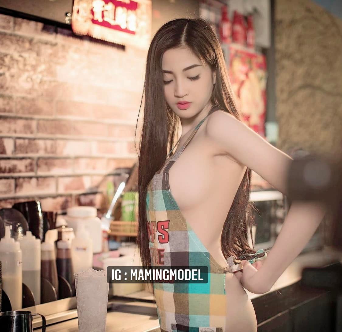 น้องมะมิ้งค์ นางแบบสาวสวยหุ่นแซ่บสูงยาวเข่าดีหน้าอกตูมทำโอลี่แฟน18+ 45