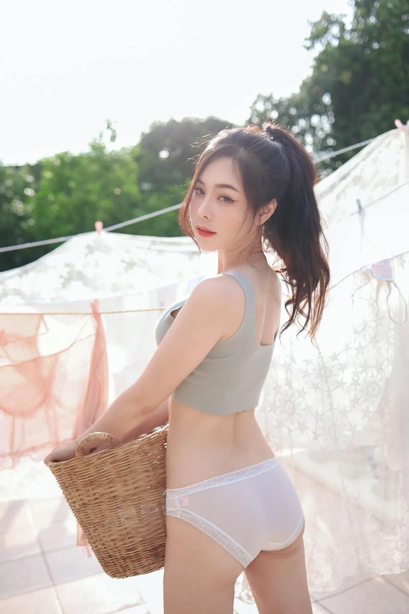 แบม ณัฐพร เน็ตไอดอลพริตตี้สาวสวยดาว Onlyfans 19