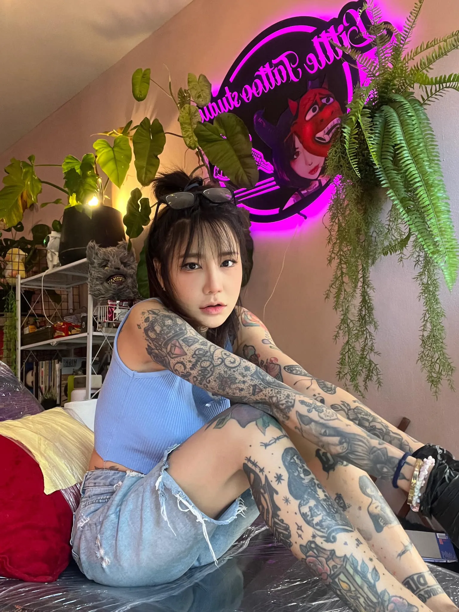 น้องภัส นภัสพลอย สาวสวยรอยสัก เน็ตไอดอลงานดี ดาวOnlyfans 11