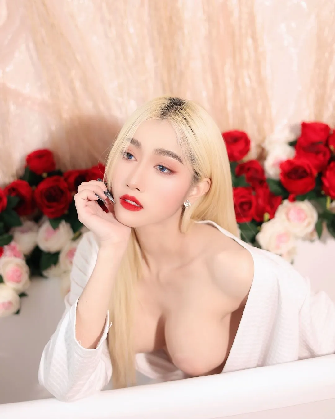 กุ๊งกิ๊ง แม่สาวขนดก นางแบบ สาวสวยสุดแซ่บ ผลงานเสียว ดาวonlyfans 36